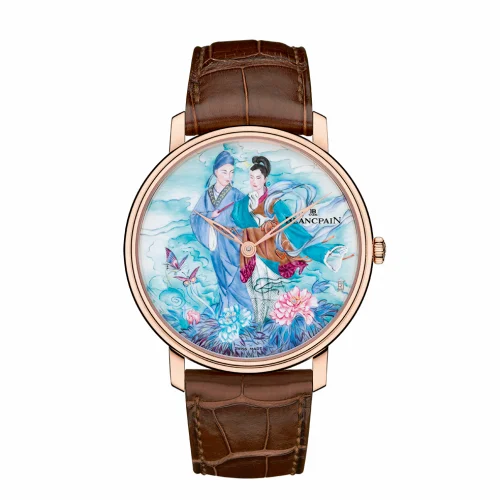 Blancpain Villeret Manuelle Piece Unique Grand Feu Couple in Field 6615C-3631-55B - 4